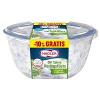 Aldi S&uuml;d  NADLER Sahne Heringsfilets 440 g, Sahne-Dill