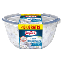 Aldi S&uuml;d  NADLER Sahne Heringsfilets 440 g, Sahne