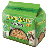 Aldi S&uuml;d  YUMYUM Instant Nudeln Multipack 300 g, 5er-Pack, Gem&uuml;se