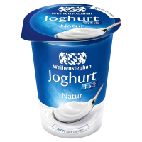 Aldi S&uuml;d  WEIHENSTEPHAN Naturjoghurt 500 g, 3,5 % Fett