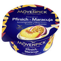 Aldi S&uuml;d  M&Ouml;VENPICK Joghurt 150 g, Pfirsich-Maracuja
