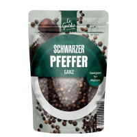 Aldi S&uuml;d  LE GUSTO Gew&uuml;rze im Nachf&uuml;llbeutel 130 g, Pfeffer, schwarz, ganz