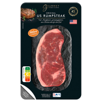 Aldi S&uuml;d  GOURMET FINEST CUISINE Rind US Rumpsteak ca. 333 g