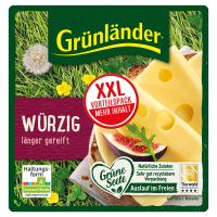 Aldi S&uuml;d  GR&Uuml;NL&Auml;NDER XXL 210 g, w&uuml;rzig