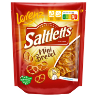 Aldi S&uuml;d  LORENZ Saltletts 150 g, Mini Brezel