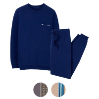 Aldi S&uuml;d  UP2FASHION MEN Herren Pyjama, Mercerisiert