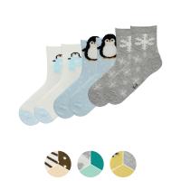 Aldi S&uuml;d  L&D Kinder-Socken, Tierdesign 3er-Set