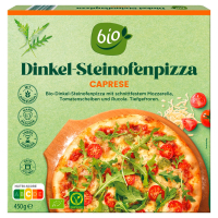 Aldi S&uuml;d  BIO Dinkel-Pizza 450 g, Caprese