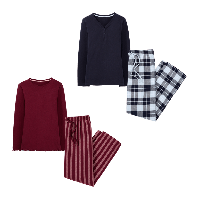 Aldi Nord Up2fashion UP2FASHION Flanell-Pyjama