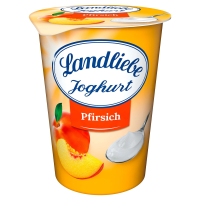 Aldi S&uuml;d  LANDLIEBE Fruchtjoghurt 500 g, Pfirsich