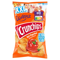 Aldi S&uuml;d  LORENZ Crunchips XXL 220 g, scharf Paprika
