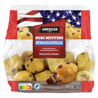 Aldi S&uuml;d  AMERICAN Mini Muffins 225 g, Stracciatella