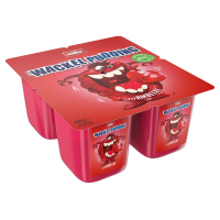 Aldi S&uuml;d  M&Uuml;LLER Wackelpudding 4 x 125 g, Himbeere