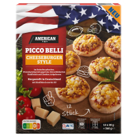 Aldi S&uuml;d  AMERICAN Picco Belli American Cheeseburger 360 g
