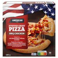 Aldi S&uuml;d  AMERICAN Pizza Stuffed Crust 485 g, BBQ Chicken