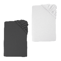 Aldi Nord Novitesse NOVITESSE Jersey-Spannbetttuch, B x L: ca. 180-200 x 200 cm