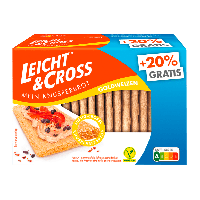 Aldi Nord Leicht < Cross LEICHT & CROSS Knusperbrot Goldweizen