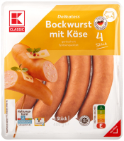Kaufland  K-CLASSIC K&auml;se-Bockwurst