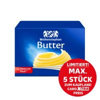 Kaufland  WEIHENSTEPHAN Butter oder Die Streichzarte