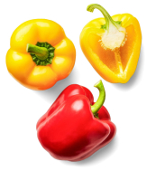 Kaufland  Span. Bio-Paprika, rot und gelb