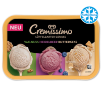Penny  LANGNESE Cremissimo Walnuss, Heidelbeere, Butterkeks