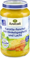 Alnatura Alnatura Karotte, Fenchel mit Dinkelspaghetti und Lachs