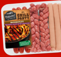 Penny  M&Uuml;HLENHOF GRILL-PARTY Frische Bratwurstplatte