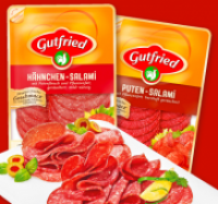 Penny  GUTFRIED H&auml;hnchen- oder Puten-Salami