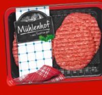 Penny  M&Uuml;HLENHOF Frische Rinder-Hamburger