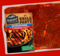 Penny  M&Uuml;HLENHOF GRILL-PARTY Schweine-Holzf&auml;llerscheiben