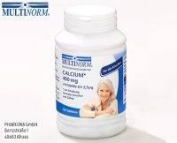 Aldi S&uuml;d  MULTINORM Magnesium 375 mg oder Calcium 400 mg + Vitamin D3, 2,5 g