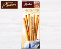 Aldi S&uuml;d  HERZHAFTE ALPENK&Uuml;CHE Bierstengel oder Brezel