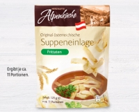 Aldi S&uuml;d  HERZHAFTE ALPENK&Uuml;CHE Original &ouml;sterreichische Suppeneinlage