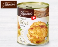 Aldi S&uuml;d  HERZHAFTE ALPENK&Uuml;CHE Original R&ouml;sti