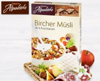 Aldi S&uuml;d  HERZHAFTE ALPENK&Uuml;CHE Bircher M&uuml;sli