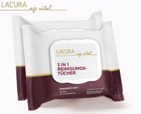 Aldi S&uuml;d  LACURA AGE VITAL/&shy;LACURA FACE Reinigungst&uuml;cher