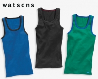 Aldi S&uuml;d  WATSONS&reg;Herren-Unterw&auml;sche, Doppelripp, 96/4