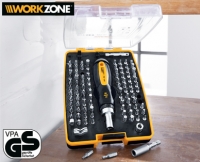 Aldi S&uuml;d  WORKZONE&reg;Ratschen-Bit-Set, 101-teilig