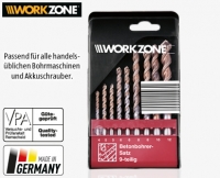 Aldi S&uuml;d  WORKZONE&reg;Bohrer-Sortiment, 9-teilig