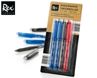 Aldi S&uuml;d  REX&reg; OFFICE Radierbare Tintenroller, 4&nbsp;St&uuml;ck