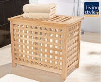Aldi S&uuml;d  LIVING STYLE&reg;W&auml;schebox aus Massivholz