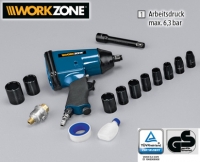 Aldi S&uuml;d  WORKZONE&reg;Druckluftzubeh&ouml;r B