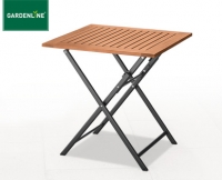 Aldi S&uuml;d  GARDENLINE&reg;Alu-Klapptisch mit Holzplatte