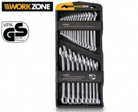 Aldi S&uuml;d  WORKZONE&reg;Gabel-Ringschl&uuml;sselsatz, 25-teilig