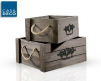 Aldi S&uuml;d  CASA DECO&reg;Dekorative Holzkisten