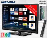 Aldi S&uuml;d  59,8 cm/23,6 Zoll Smart-TV mit LED-Backlight-Technologie MEDION&reg; LIFE&reg; P12