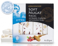 Aldi S&uuml;d  LYTTOS&reg;Griechischer Soft Nugat Riegel