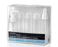 Aldi S&uuml;d  LACURA BEAUTY Reise-Set f&uuml;rs Handgep&auml;ck, 9- oder 11-teilig
