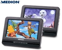 Aldi S&uuml;d  Portabler DVD-Player, 2er&nbsp;Set MEDION&reg; LIFE&reg; P72022 (MD&nbsp;84873)
