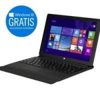 Cyberport Trekstor 2in1 Notebook & Tablet TrekStor SurfTab&reg; wintron 10.1 pure WiFi 32 GB Win 8.1 schwarz + Type 